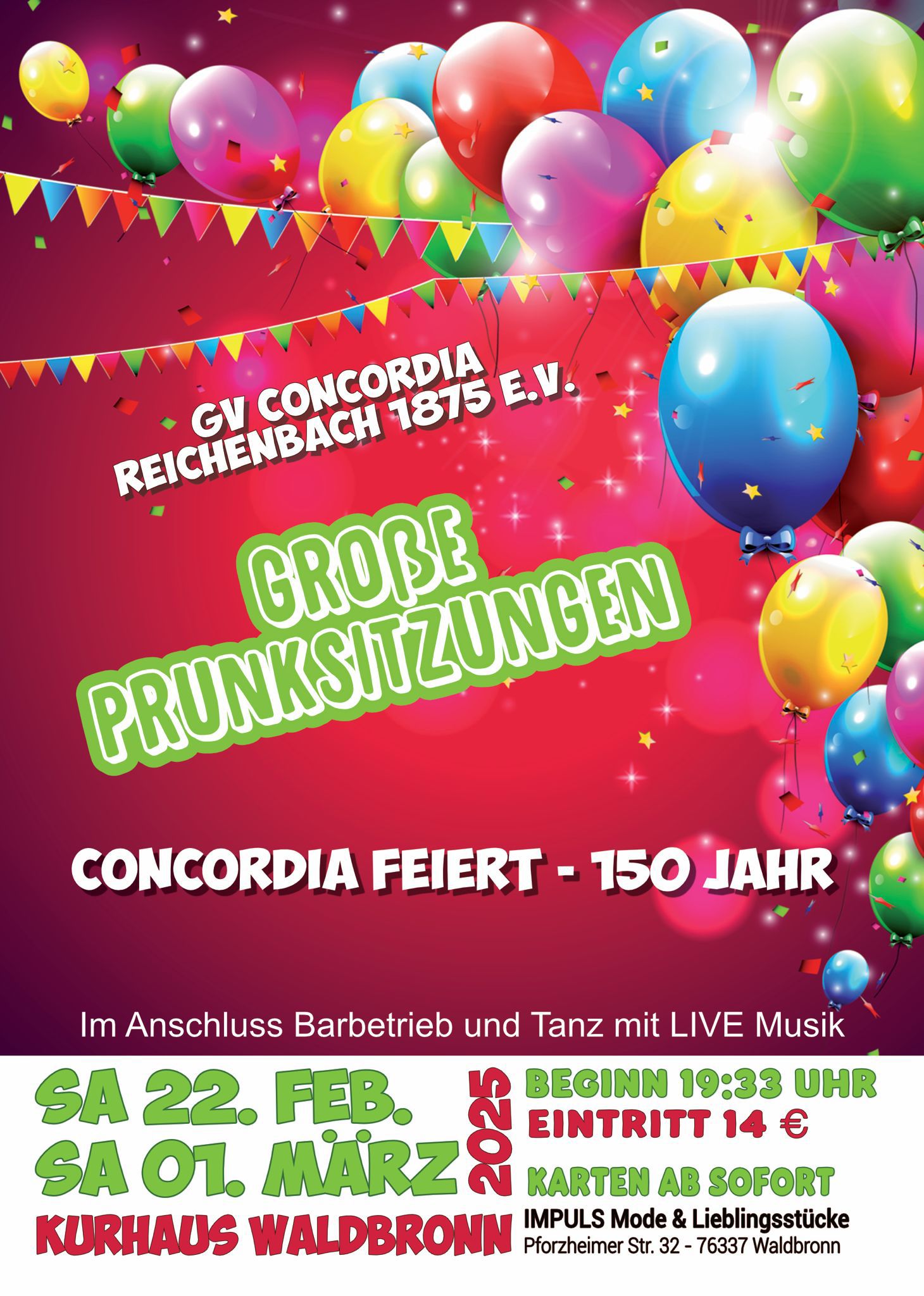 Flyer Concordia Fasnacht 2025